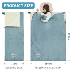 NATUREHIKE NatureSea : Couverture/sac de couchage de camping ultraléger et polyvalent